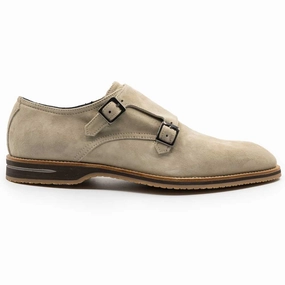 professionals' needs 56-105-SND LEGERRA Sueded Goatskin Monkstrap, Sand