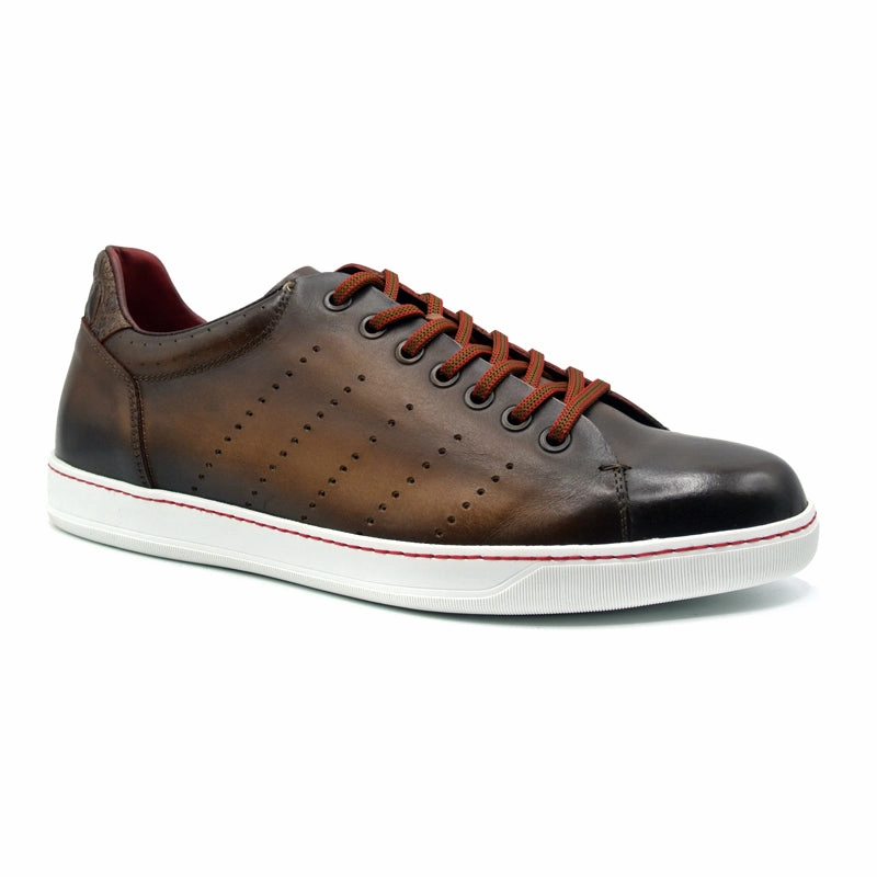Unique Sole 65-201-BRN RUSSO Burnished Italian Calfskin - Brown