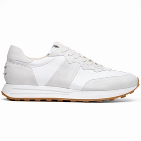 Perfect Fit 66-265-WHT ROXI Suede & Calfskin Sneaker, White