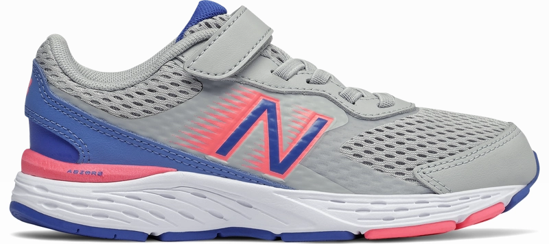 Toe Protection 680V6 - Light Aluminum / Cobalt / Guava Velcro