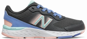 680V6 - Phantom / Stellar Blue / Cloud Pink Lace Flexible Sole