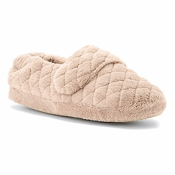 Comfort Relax Step Soft Relaxation Acorn Spa Wrap Slipper Taupe (Women's)