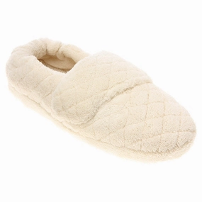 Acorn Spa Wrap Slippers in Natural (Women's) All Purpose Elastic Cuff