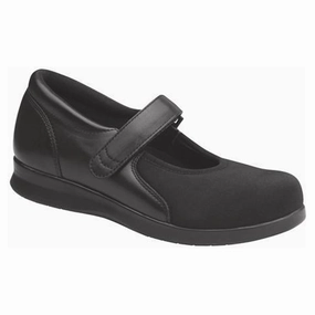 Shoe Fashion Urban Stroll Drew Bloom II Black Calf/Black Stretch (Women's)