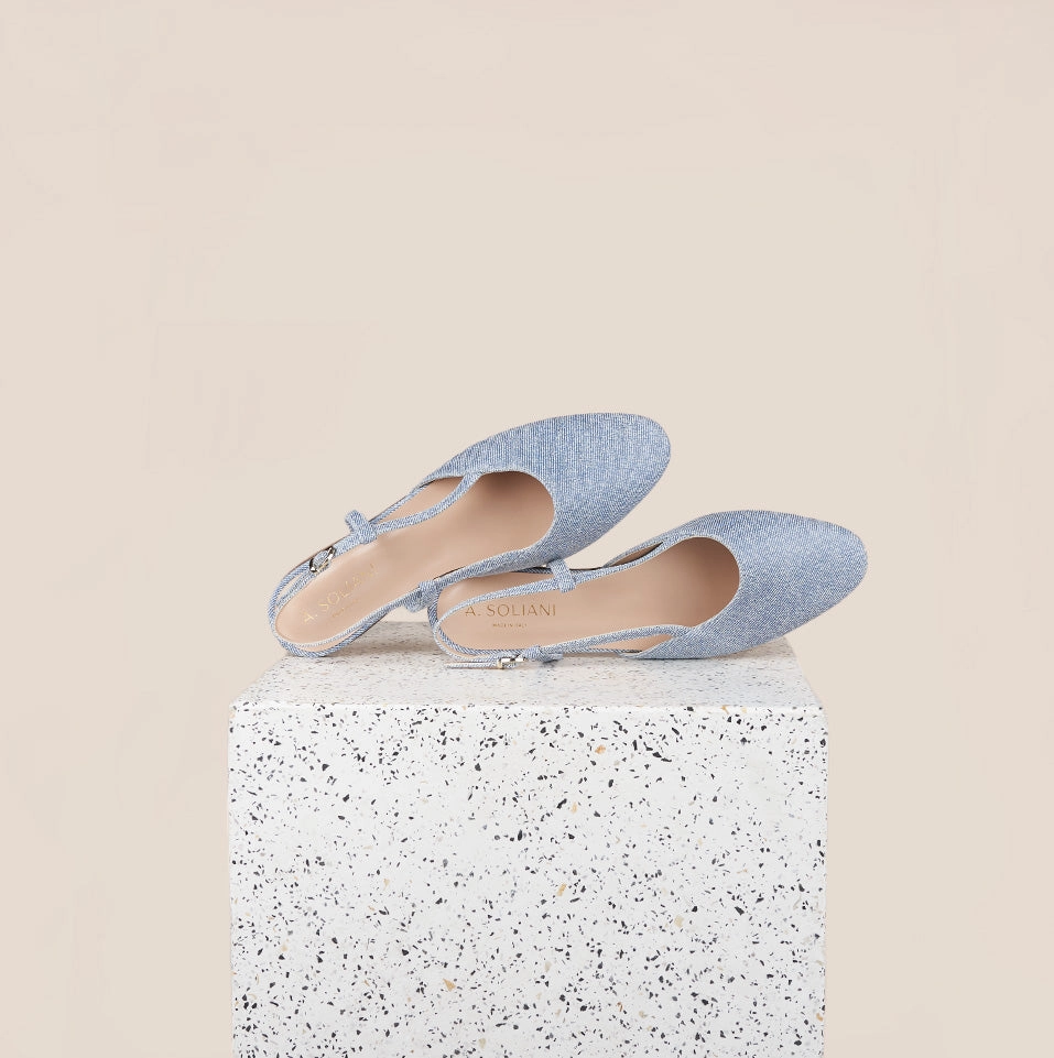 Working slip - on style Capri - Denim Suede 2.0