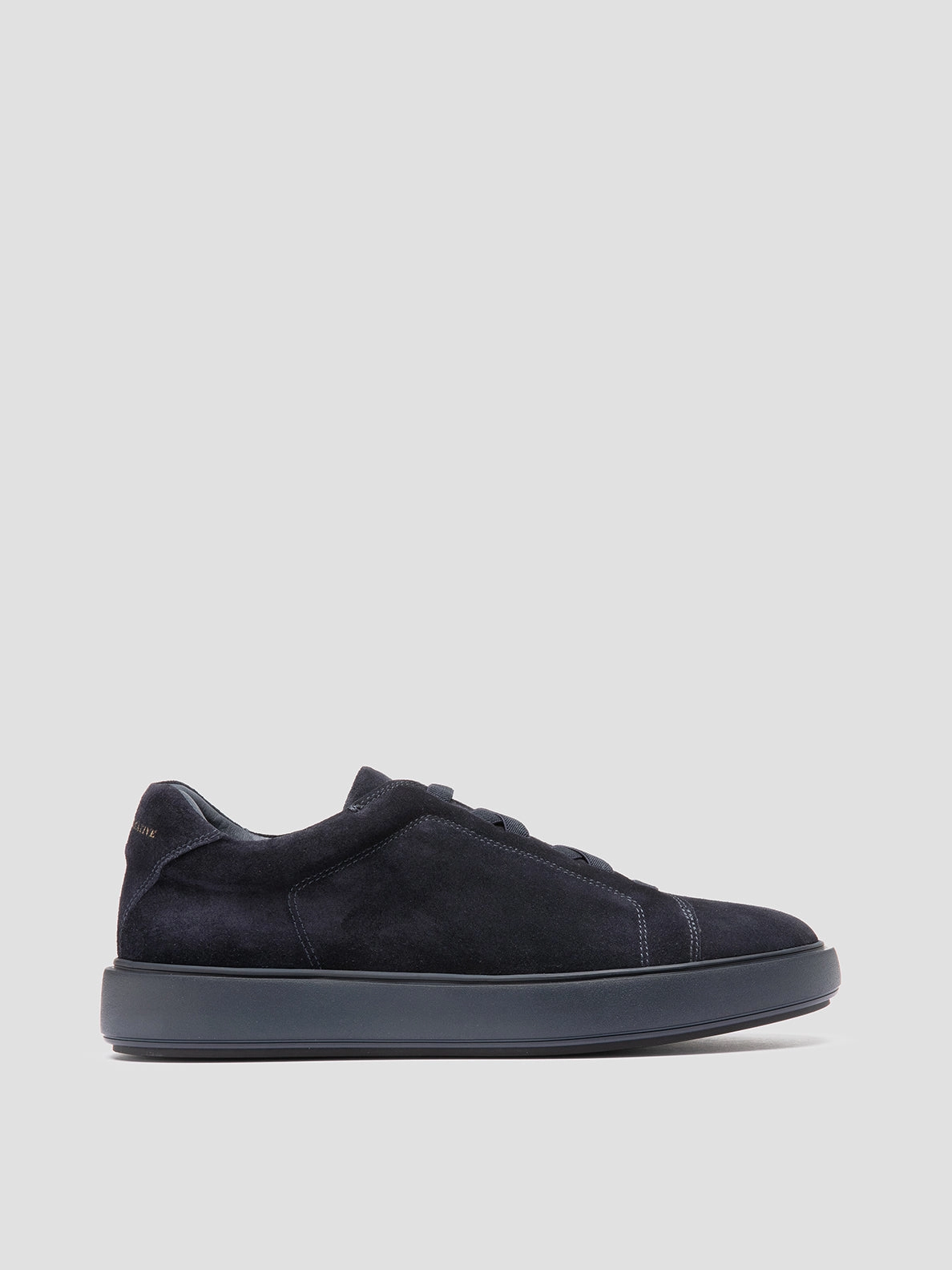 SLOUCH 001 - Navy Suede Sneakers Compression Molded Sole