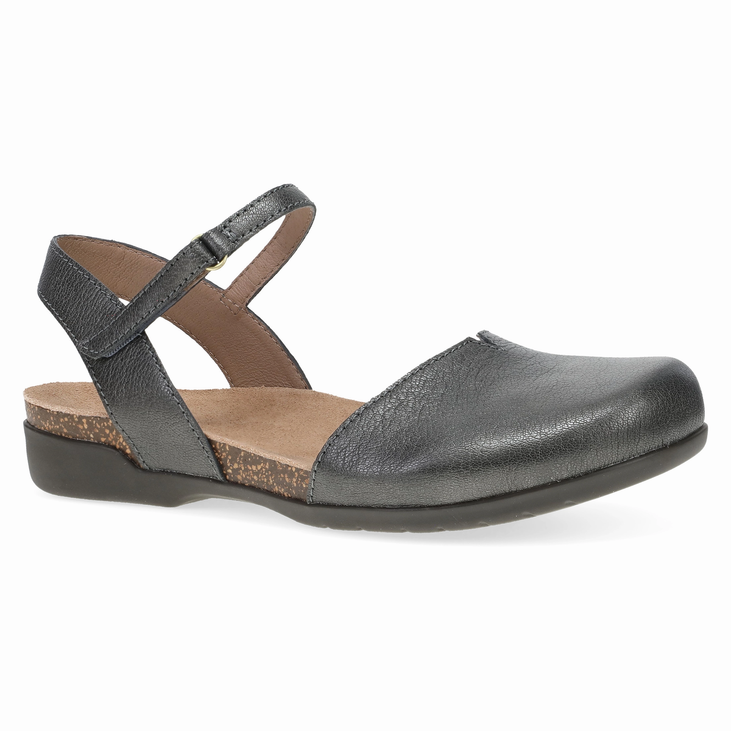Orthotic Ready Footbed Rowan Graphite Metallic