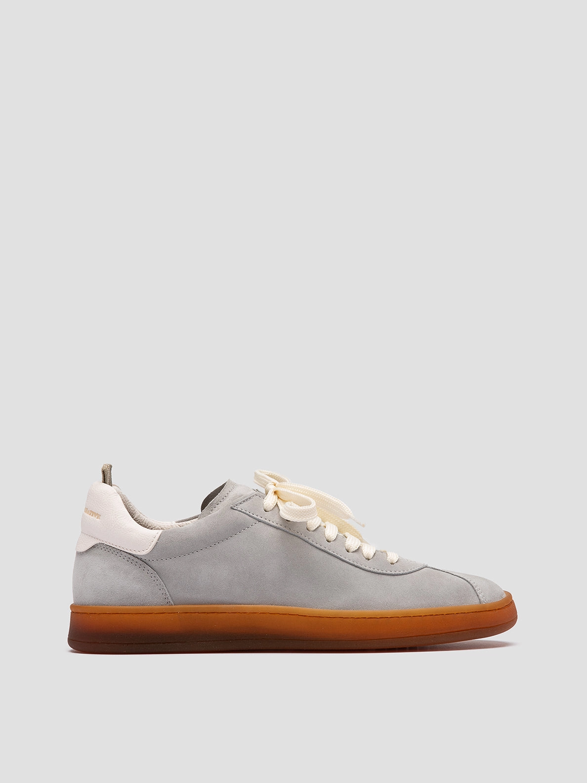 DESTINY 101 - Grey Leather and Suede Sneakers Smart Motion