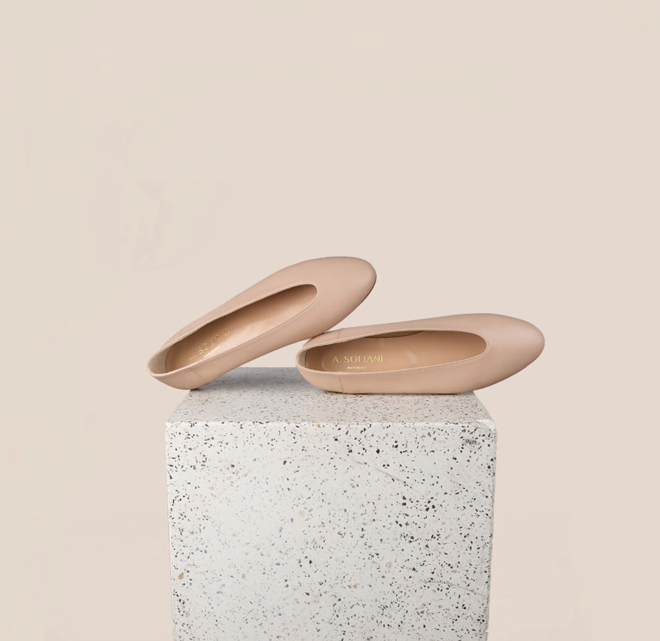 Scala - Petal (Beige Nude) Stylish Slip-Ons Spa Glow