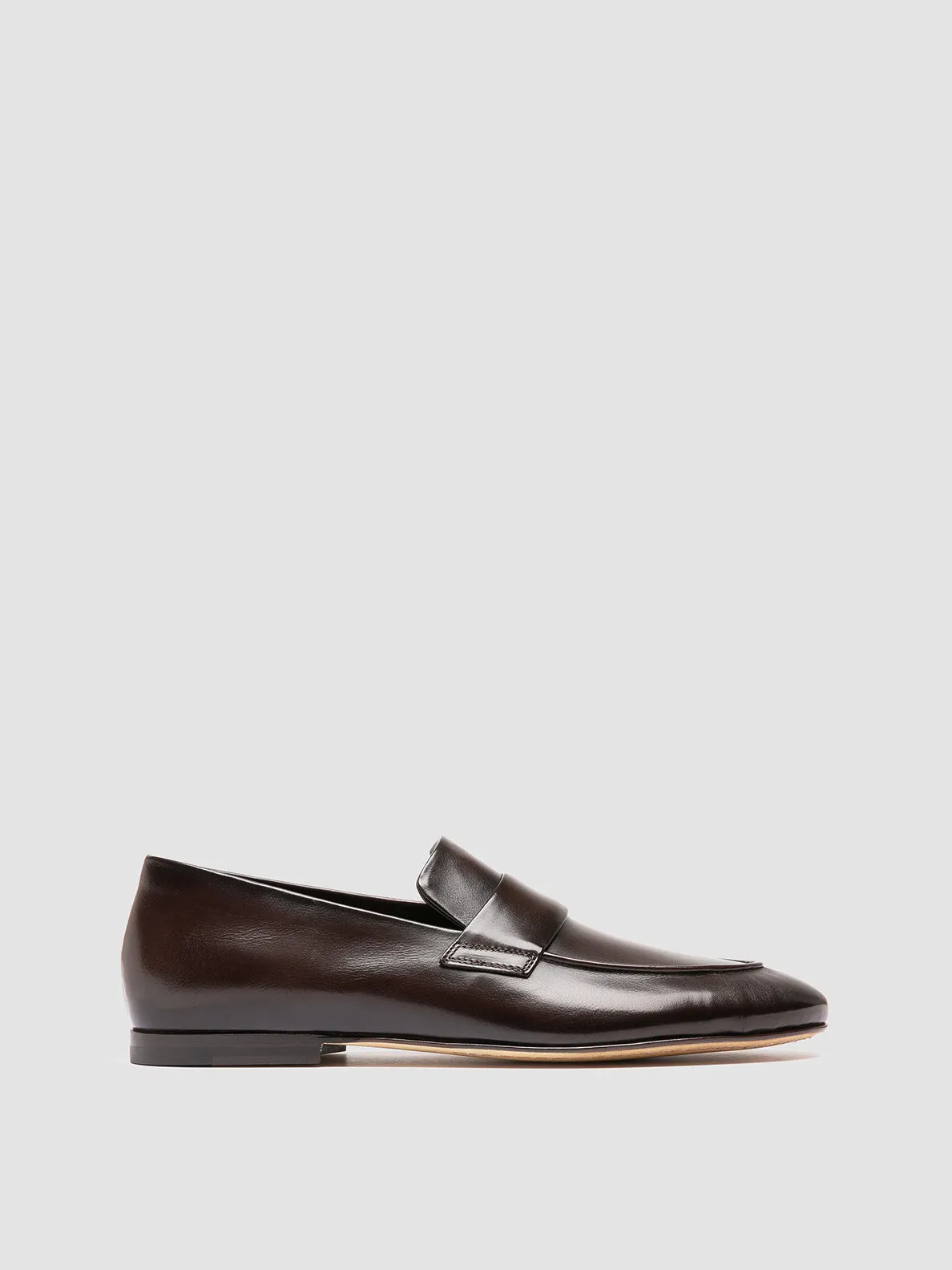 AIRTO 001 - Brown Leather Penny Loafers Stylish Casuals