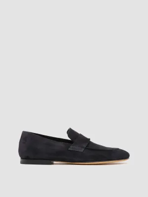 AIRTO 001 - Navy Suede Loafers Elegant Casual Shoes