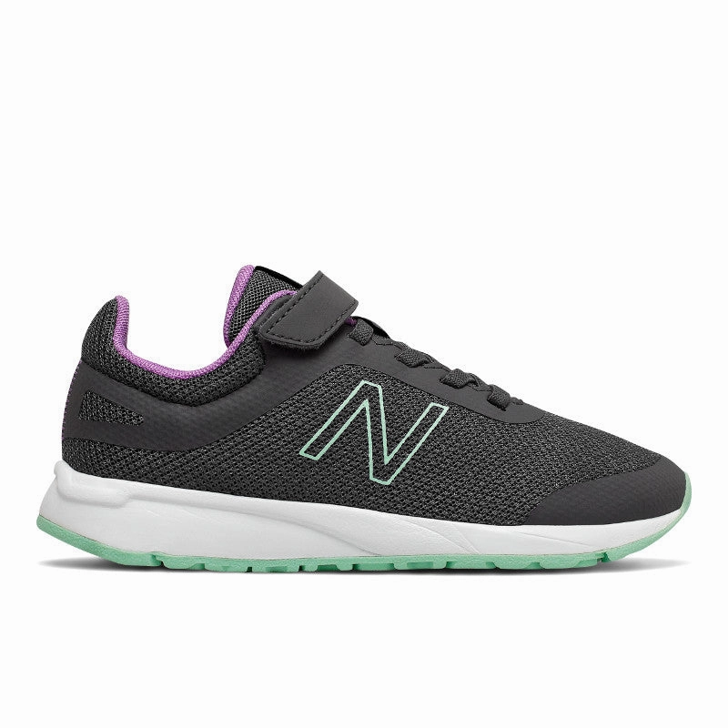Year long Cushioned heel New Balance 455 - Girls Magnet / Neo Violet / Neo Mint
