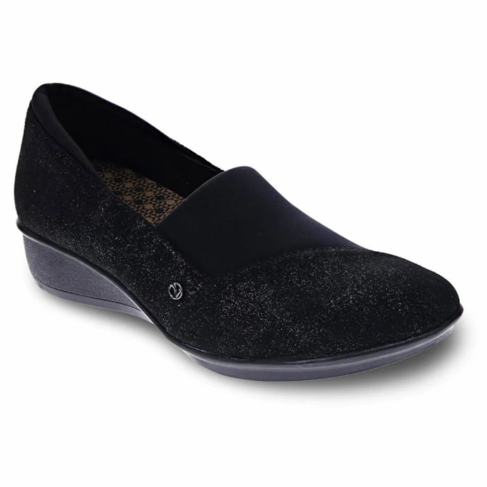 Revere Naples Midnight Stretch Loafer (Women's) Ergonomic Design Comfortable Everyday Footwear