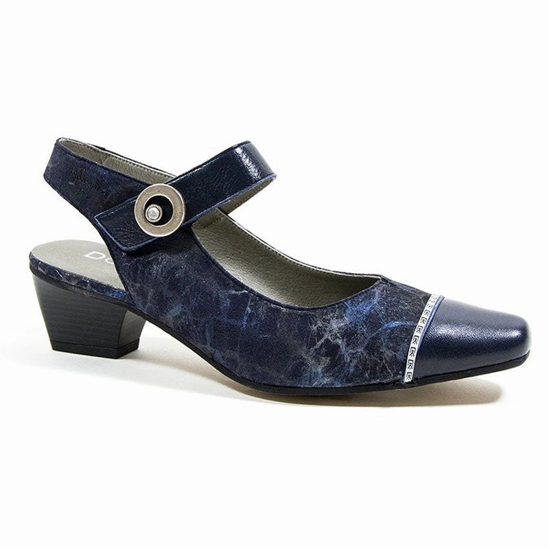Luxury Booties Dorking Concha 6624 Heel Navy (Women's)