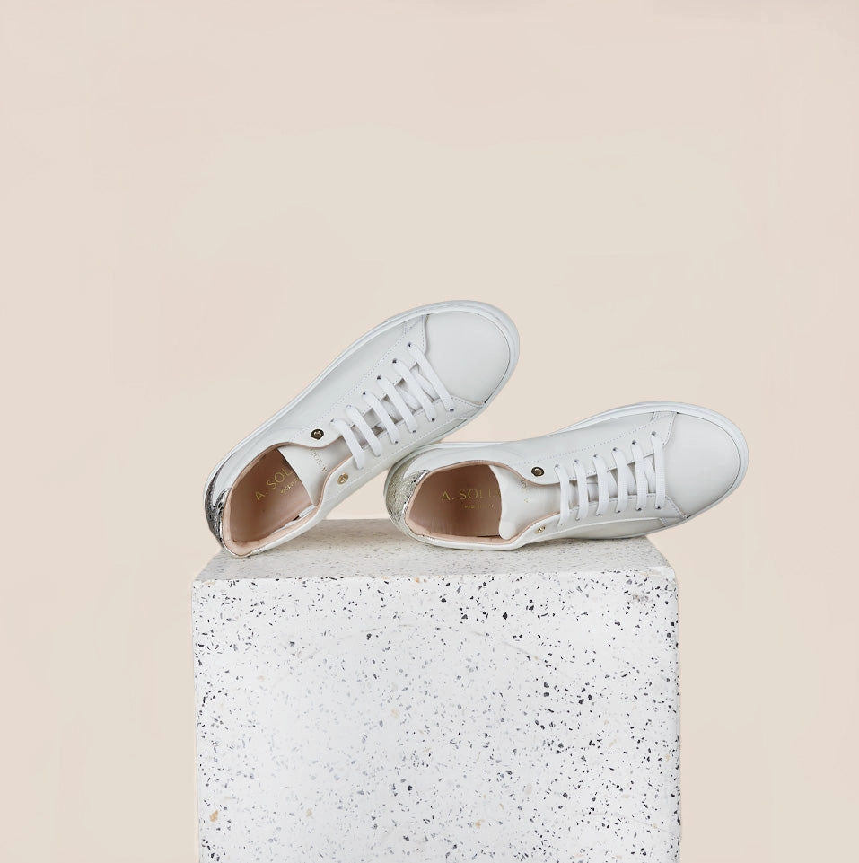 Amalfi - Great White/Dotted Gold Reinforced Eyestay Durability