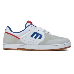 Etnies Marana Shoes - White/Blue/Red Airy Design
