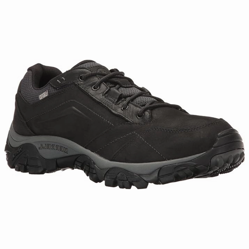 Anti-odor technology High   Quality Merrell Moab Adventure Lace Waterproof Black Hiking Shoe (Men's)