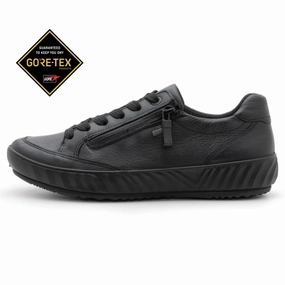 Ara Allesandra GORE-TEX? Black Zip Sneaker (Women's) Fast Go