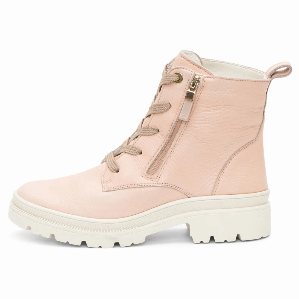 Smooth Motion Ara Debbie II Nude Leather Zip Boot (Women's)