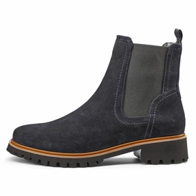 Sporty Look Ara Detroit Navy Chelsea Boot (Women's)