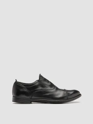ARC 501 - Black Leather Oxford Shoes Satin Glow Flexibility