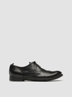 Date night ARC 515 - Black Leather Derby Shoes