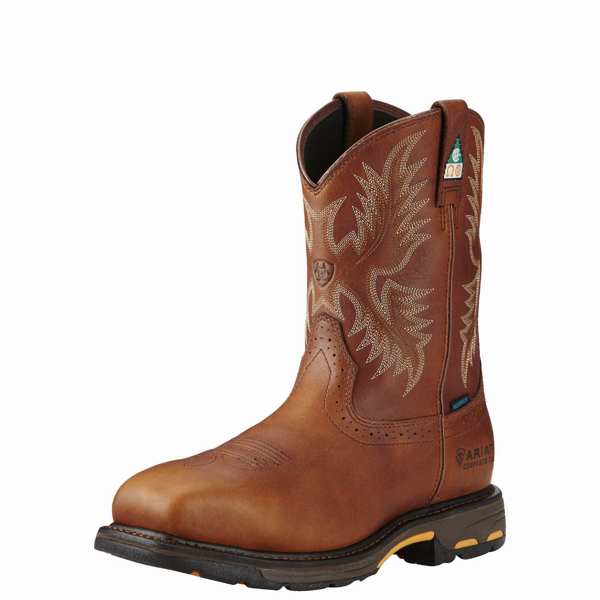 ARIAT Men's WorkHog CSA H2O Composite Toe Boot - Dark Copper Superior Design