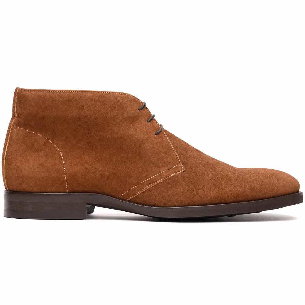 Fitness Enthusiast Grippy Outsole Daily Walks 46-592-TOB MARCO Suede Calfskin Chukka Boot, Tobacco