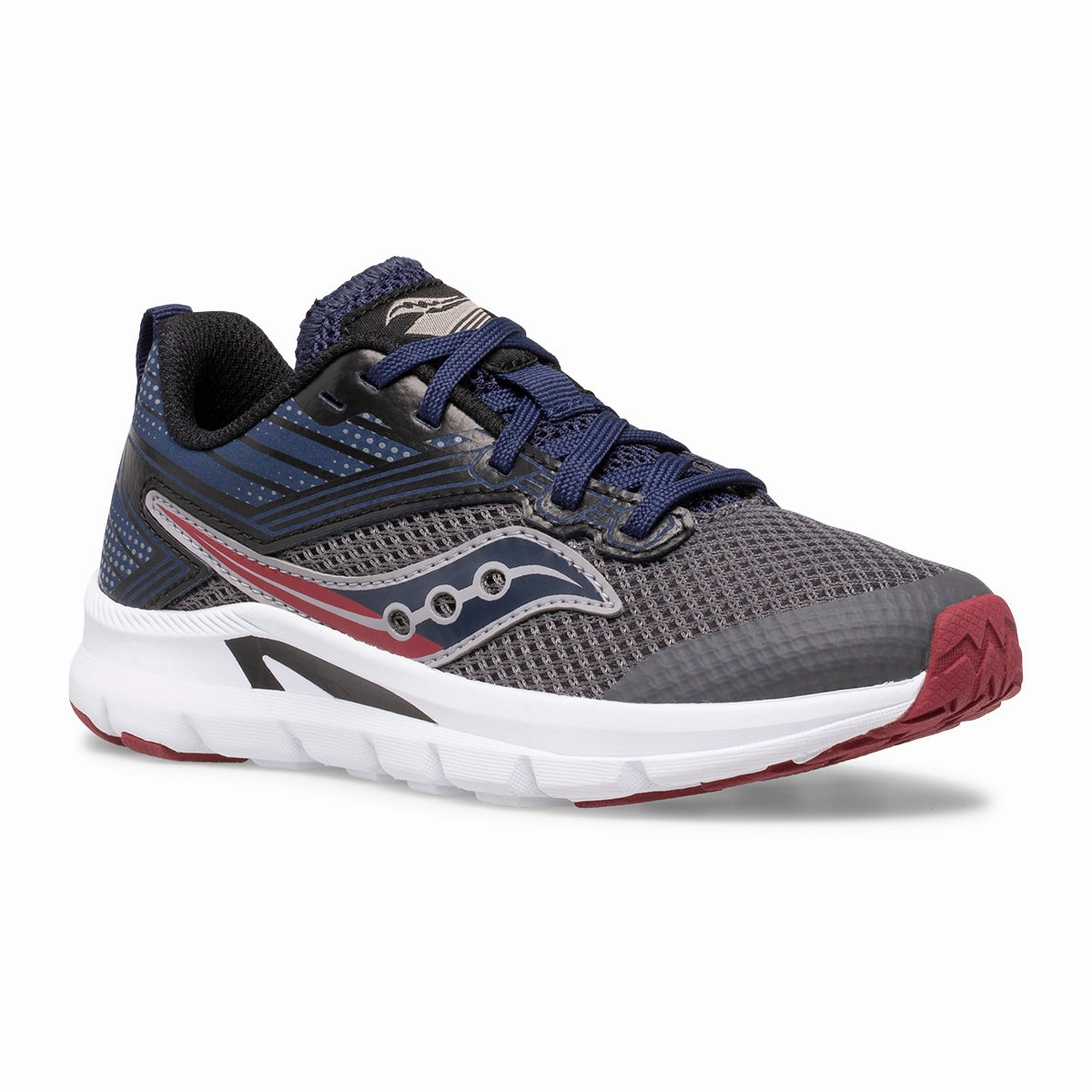 Quick Drying Airport Travel Axon - Grey / Navy / Maroon Lace