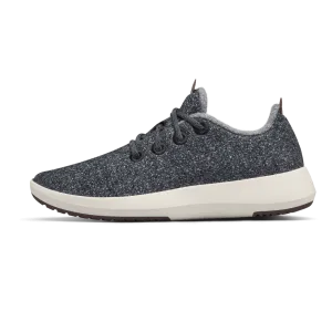Night Glow Women's Wool Runner Mizzle - Natural Grey (Cream Sole)