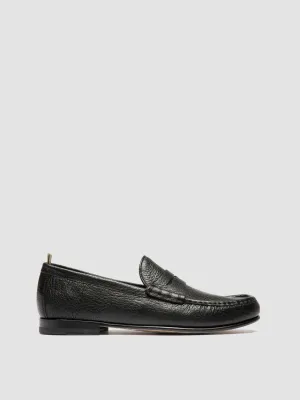 Easy On/Off Sole Firm BALFRON 002 - Black Leather Penny Loafer