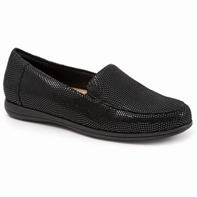 Modern Life Step Trotters Deanna Slip-On Black Mini Dots (Women's)
