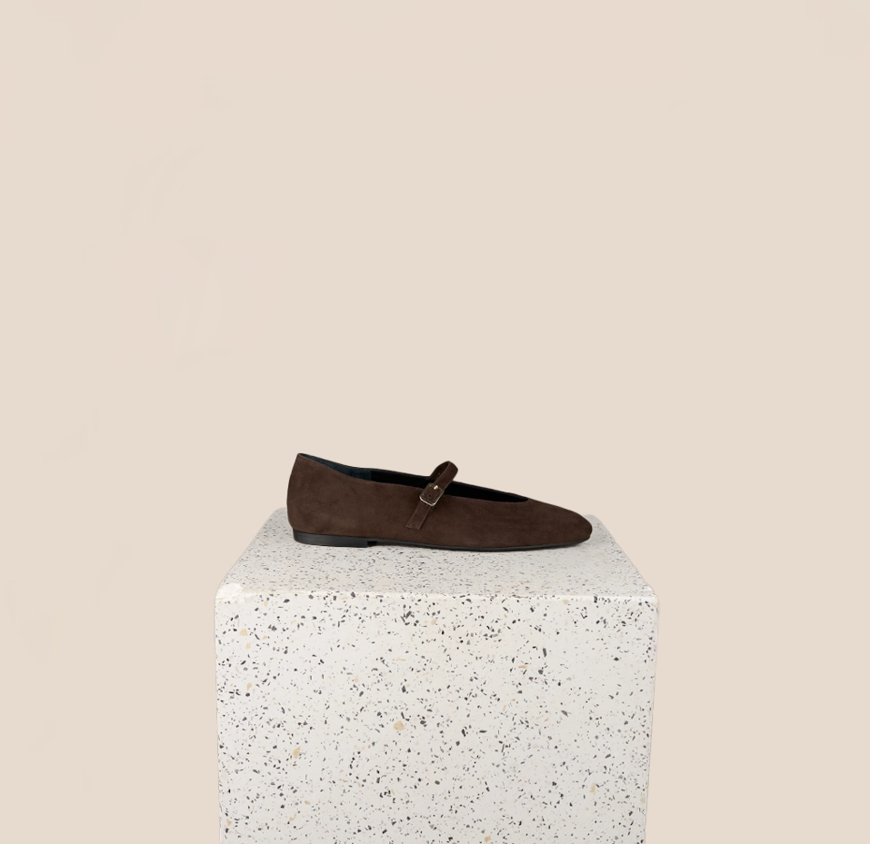 Easy Wear Footwear Bari - Chocolate Suede