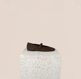 Easy Wear Footwear Bari - Chocolate Suede