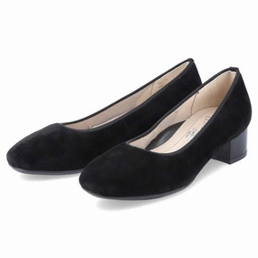 Must Have Rieker Verona 60 Black Suede Pump (Women's)