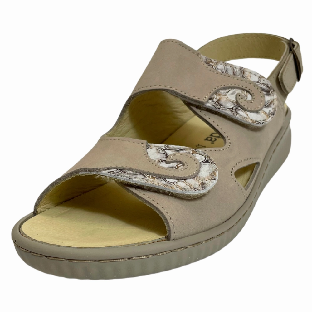 Durable Buckle Closure Ankle Soft Belvida Portina Cherish Stein/Pearl Sandal (Women's)