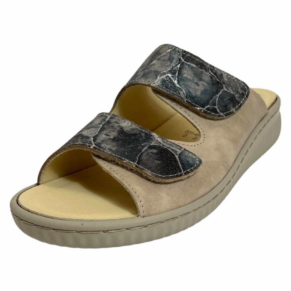 Belvida Portina Shoresh Taupe/Nuss Nubuck Sandal (Women's) Recycled Components