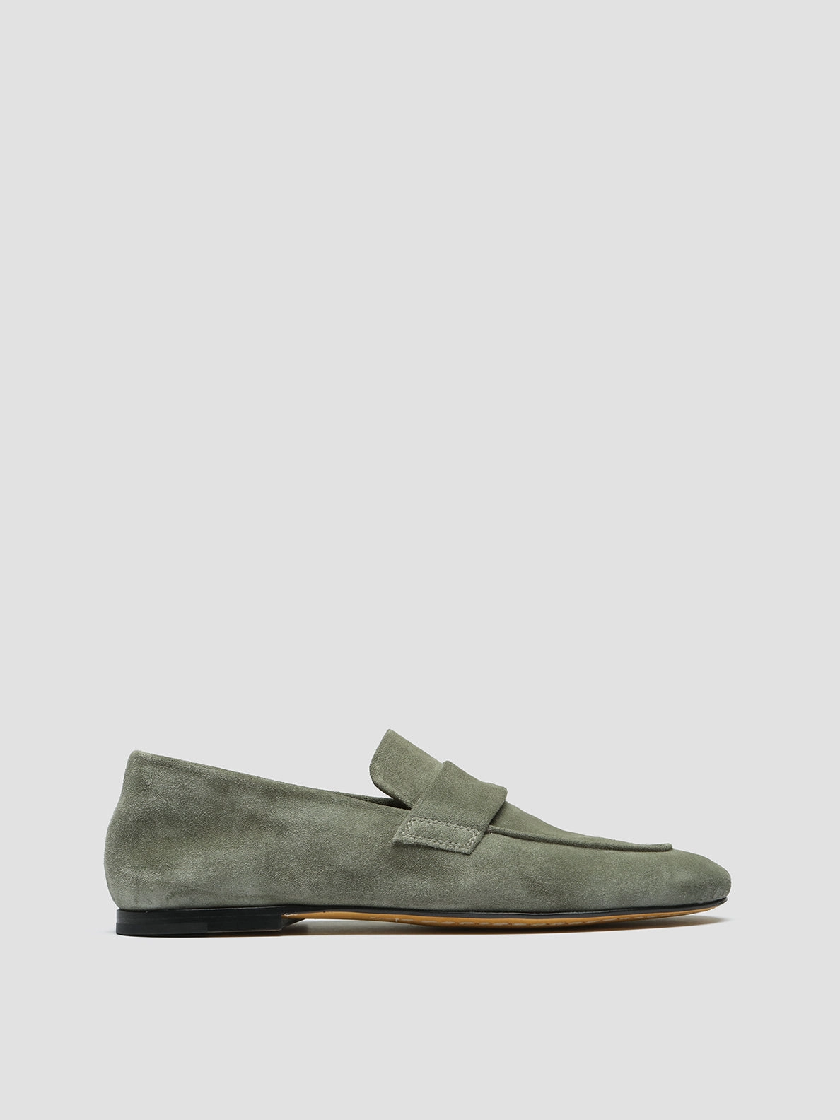 Non-Slip Footwear Sunrise Path BLAIR 001 - Green Suede Loafers