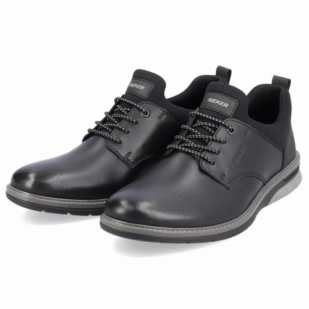 Compact Form Rieker Dustin 54 Black Shoe (Men's)