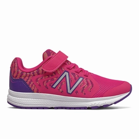 New Balance 519 - Girls Exuberant Pink / Prism Purple / Lemon Slush Zero Drop Platform Impact Dispersion System