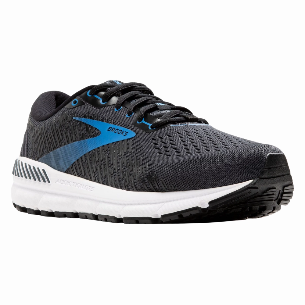Brooks Addiction GTS 15 India Ink/Black/Blue Running Shoe (Men's) Core Comfort No Stress