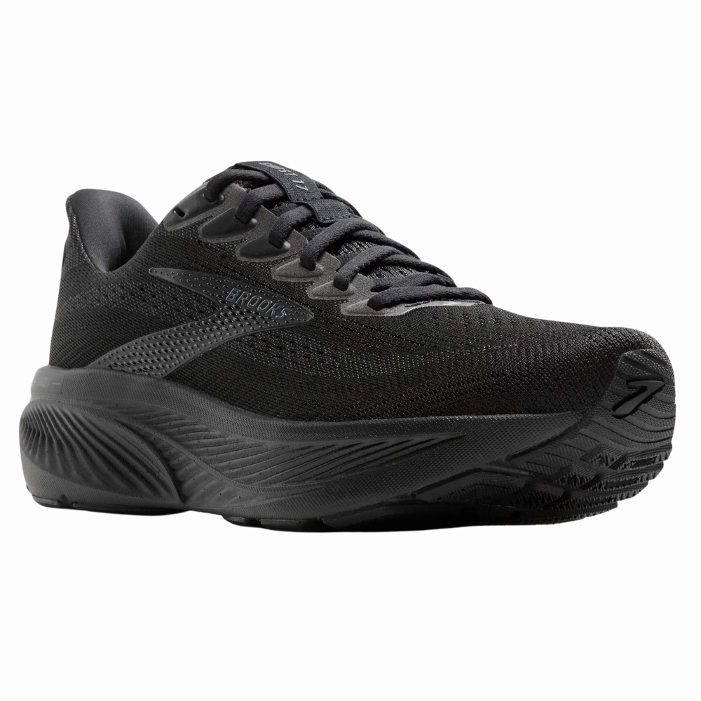 Ergonomic Support Classic Mood Brooks Ghost 17 Black/Black/Ebony Running Shoe (Men's)