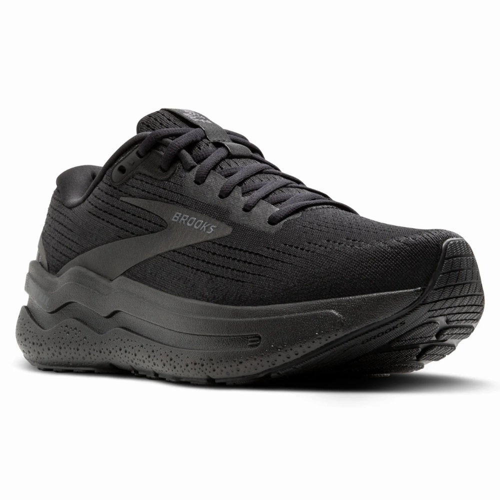 Brooks Ghost Max 2 Black/Black/Ebony Running Shoe (Women's) Synthetic   material