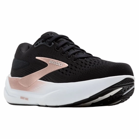 Brooks Ghost Max 3 Black/Black/Rose Gold Running Shoe (Women's) Adjustable Walk Day