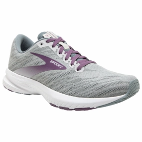 Coast Jog Coastal Mood Brooks Launch 7 Antarctica/Lead/Grape Running Shoe (Women's)