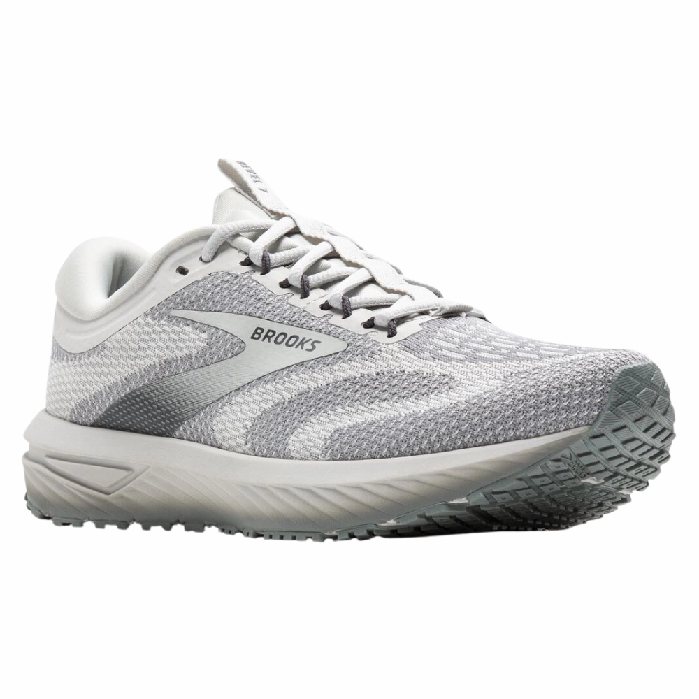 Brooks Revel 7 Oyster Mushroom/Primer Gray Running Shoe (Women's) Lace   Up Style