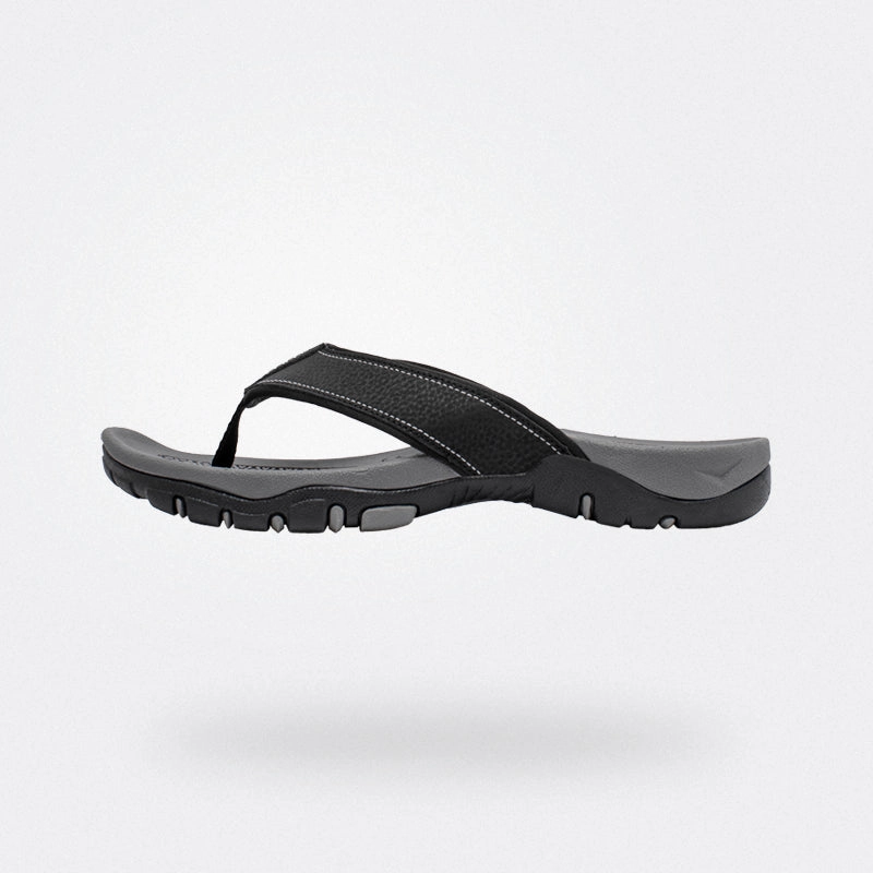 Breathable wear Flexible Cushioning Ramble Retro - Wide Toe Slippers