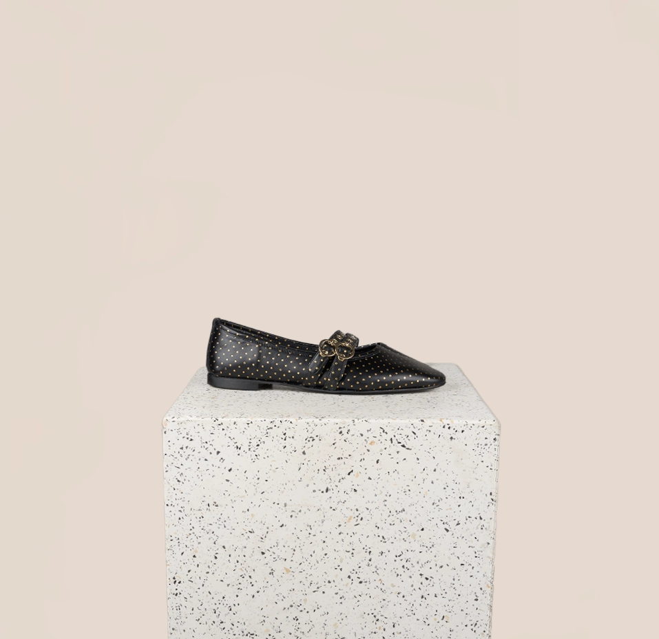 Shop Tour Como 2 Buckle -Dotted Gold