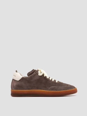 Slip On Style Fast pace CHANCE 101 - Taupe Leather and Suede Sneakers