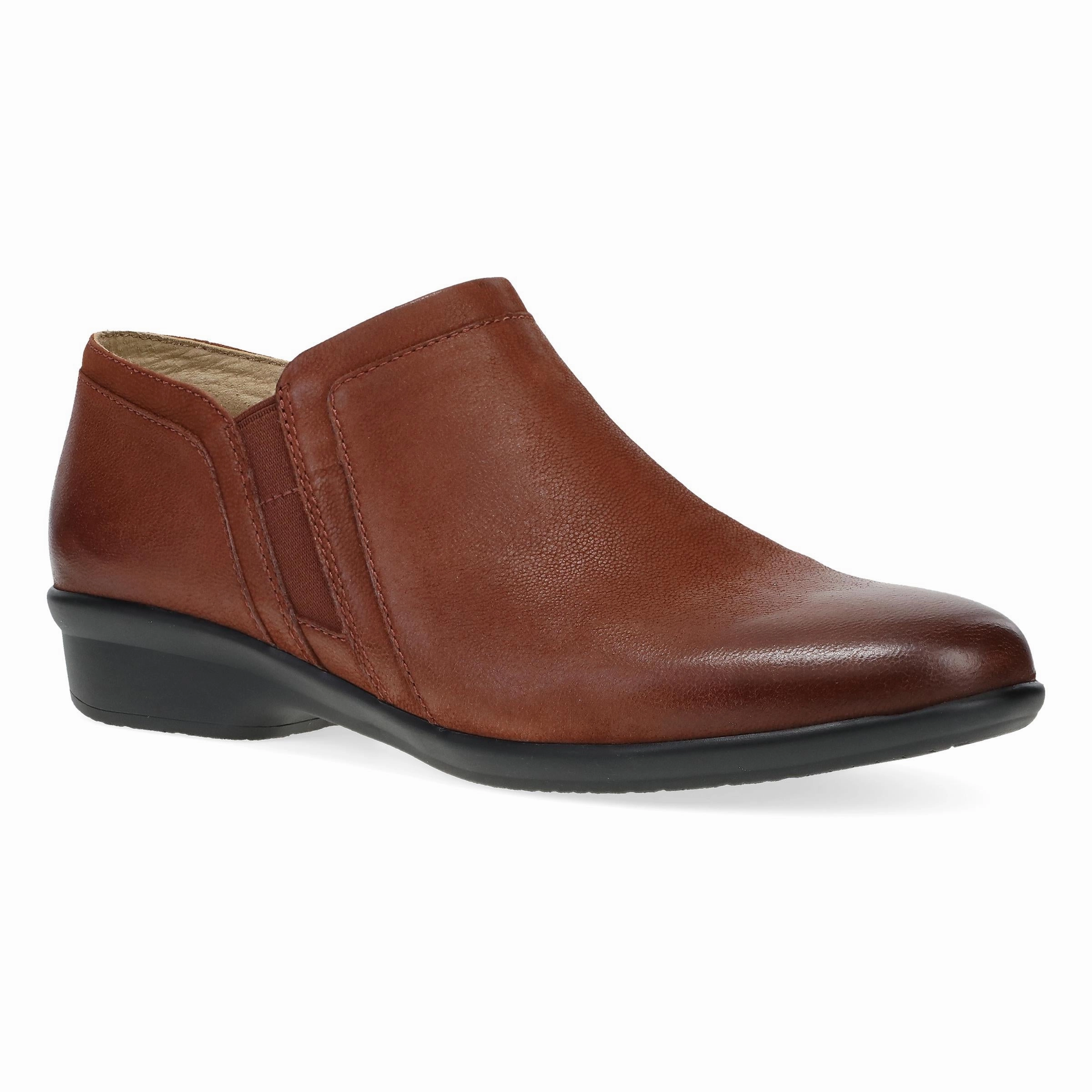 Cheryl Russet Burnished Nubuck Comfort Ankle
